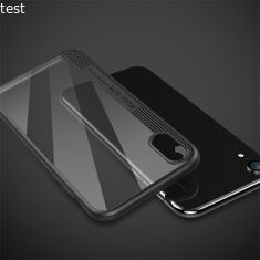 2018 Hot selling transparent back cover TPU PC case for iPhone XR